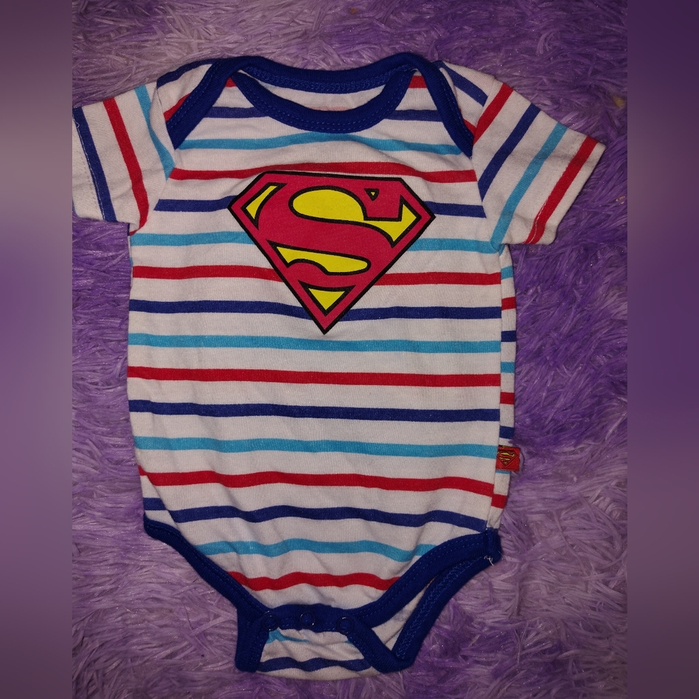 DC Comics Superman Logo Baby Onesie